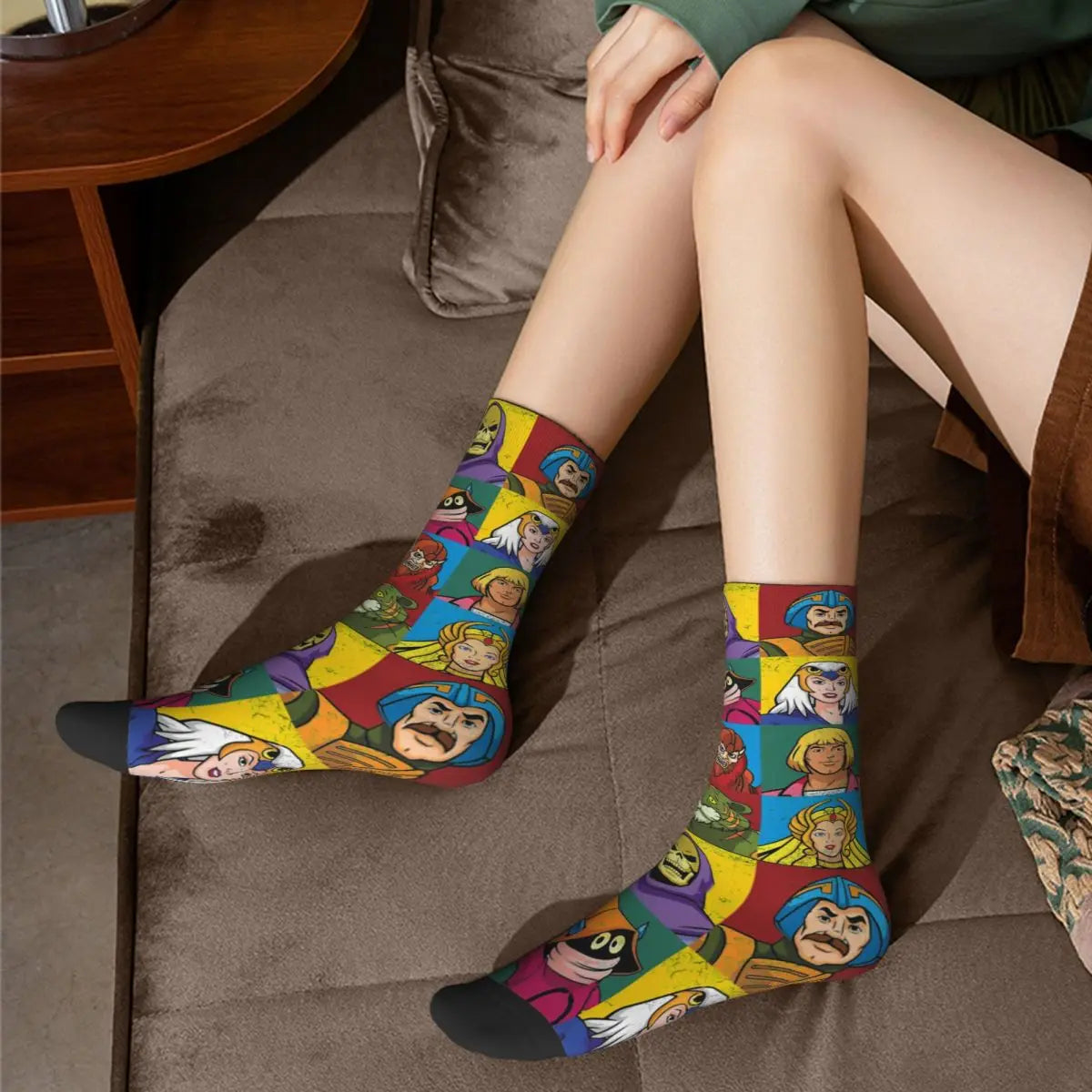 Friends He-Man The Master Of The Universe Socks New 3D Print Funny Harajuku Unisex Middle Tube Socks