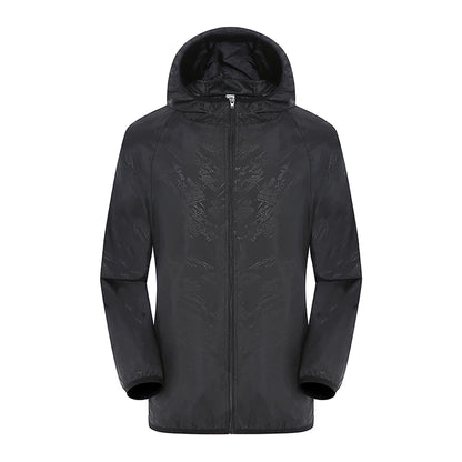 LNGXO Hiking Waterproof Jacket Women Men Camping Running Sun-Protective Windbreaker Quick Dry Outdoor Sport Rain Coat Unisex