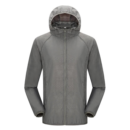 LNGXO Hiking Waterproof Jacket Women Men Camping Running Sun-Protective Windbreaker Quick Dry Outdoor Sport Rain Coat Unisex