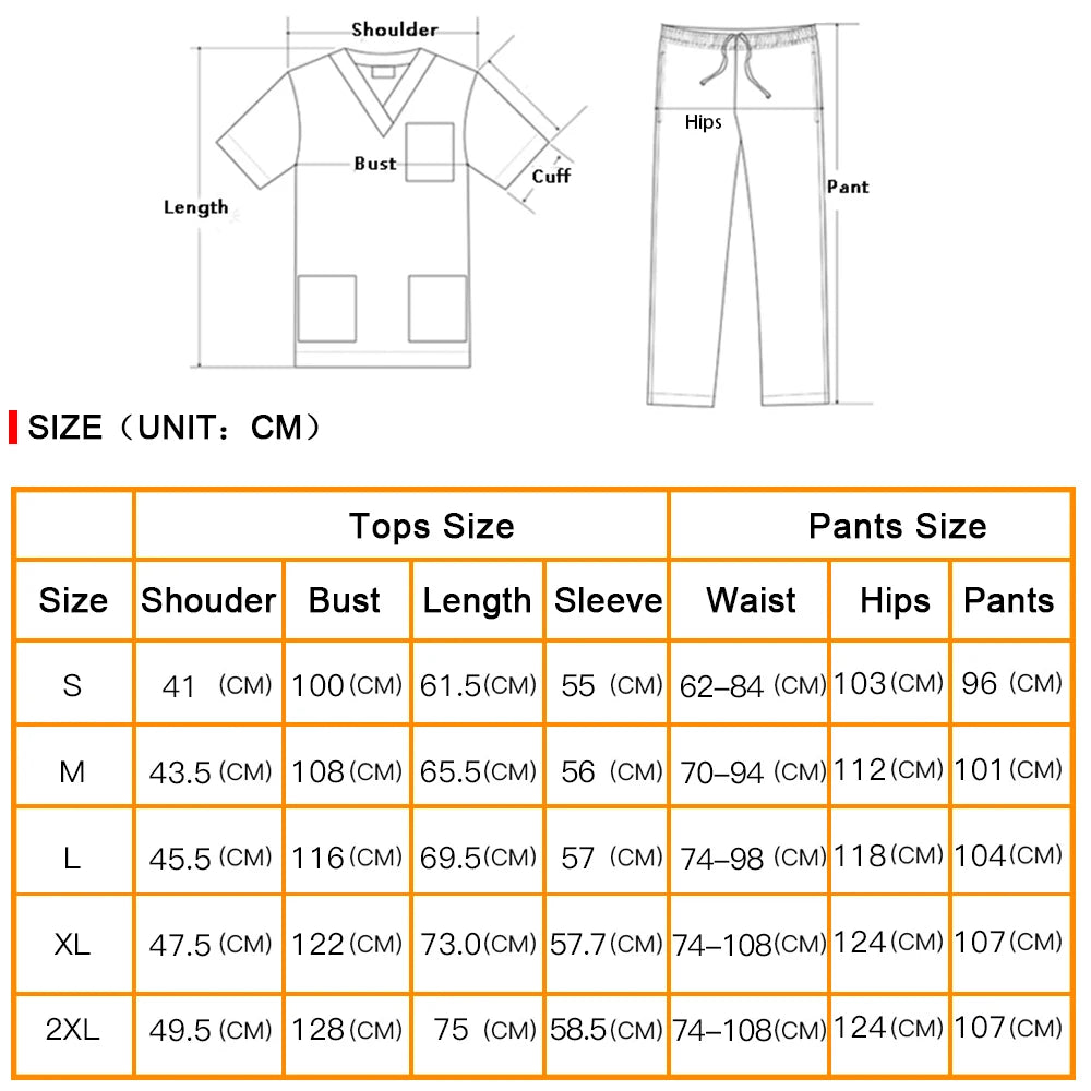 Men's White Long-sleeved Set Autumn/winter Lab Medical Uniform Top Elastic Pants Wholesale Hospital Doctor Nursing Scrub Clothes