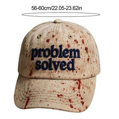 Baseball Hat Dark Blood Stain Print Halloween Hat Unisex Sun Protection Wide Brim Baseball Hat Halloween Party Baseball Cap