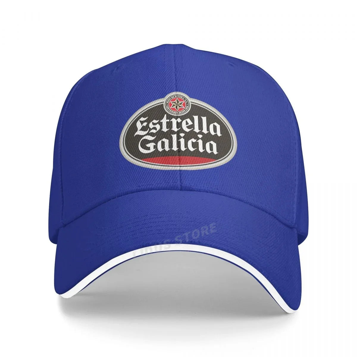 Estrella Galicia Beer Spain Baseball Cap Hat Summer Black Spring Casquette Boys Solid Color Fish Women Hip Hop