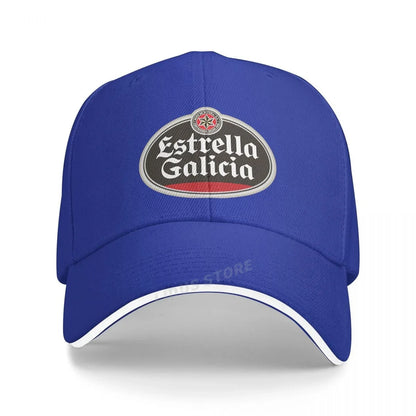 Estrella Galicia Beer Spain Baseball Cap Hat Summer Black Spring Casquette Boys Solid Color Fish Women Hip Hop