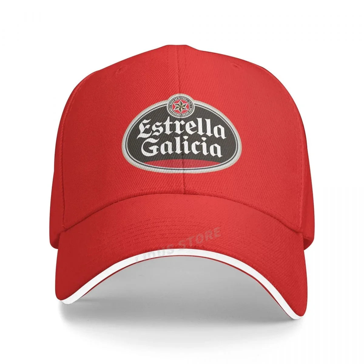 Estrella Galicia Beer Spain Baseball Cap Hat Summer Black Spring Casquette Boys Solid Color Fish Women Hip Hop