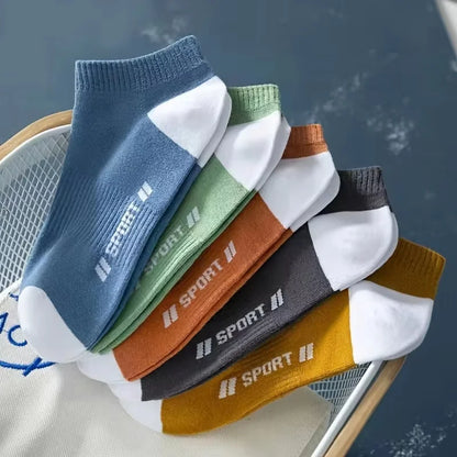 10 Pair High Quality Men Ankle Socks Breathable Cotton Sports Socks Mesh Casual Athletic Summer Thin Cut Short Sokken Size 38-48