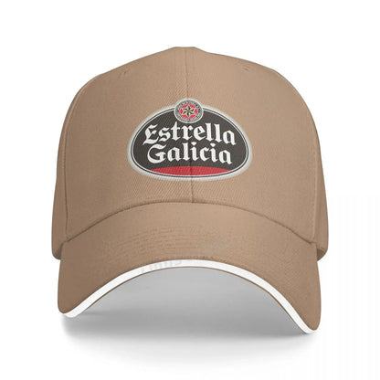 Estrella Galicia Beer Spain Baseball Cap Hat Summer Black Spring Casquette Boys Solid Color Fish Women Hip Hop