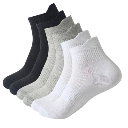 Sports Socks For Spring Summer Thin Mesh Socks For Men Women Lifting Ear Mid Tube Socks Sweat Absorbing Breathable Cotton Socks