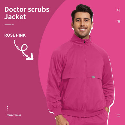 Niaahinn Dental Clinic Medical Scrubs Jackets Men Women Pet Veterinary Work Clothes Solid Color Nurse Scrubs Uniforms Wholesale