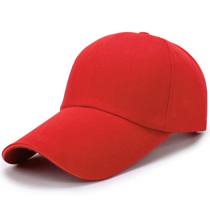 Unisex Hat Plain Curved Sun Visor Hat Outdoor Dustproof Baseball Cap Solid Color Fashion Adjustable Leisure Caps Men Women