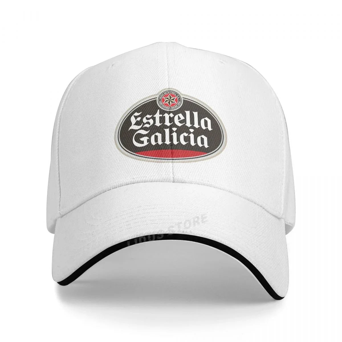 Estrella Galicia Beer Spain Baseball Cap Hat Summer Black Spring Casquette Boys Solid Color Fish Women Hip Hop