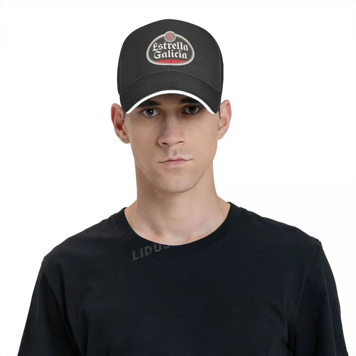 Estrella Galicia Beer Spain Baseball Cap Hat Summer Black Spring Casquette Boys Solid Color Fish Women Hip Hop