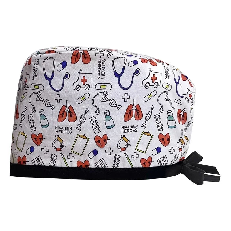 Wholesale Prices Anesthetist Clinical Hats Men's Pet Hospital Surgical Cap Nurse Surgical Cap Doctor Dentist Pharmacy Scrubs Hat