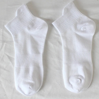 Sports Socks For Spring Summer Thin Mesh Socks For Men Women Lifting Ear Mid Tube Socks Sweat Absorbing Breathable Cotton Socks