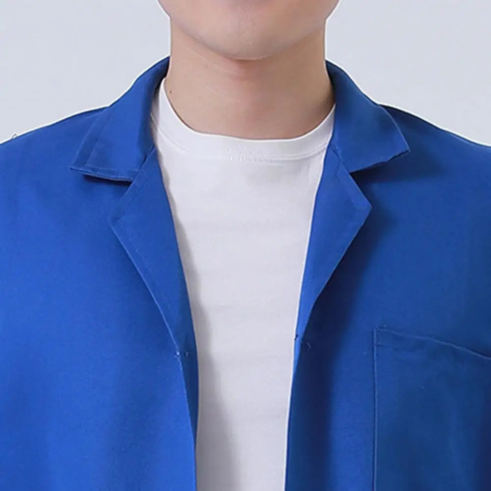 Longtended Overalls Laboratory Protective Coat Jacket Hospital Workwear Food Laboratory Doctor Thickened Dustproof Unisex Jacket