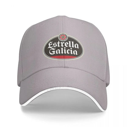 Estrella Galicia Beer Spain Baseball Cap Hat Summer Black Spring Casquette Boys Solid Color Fish Women Hip Hop