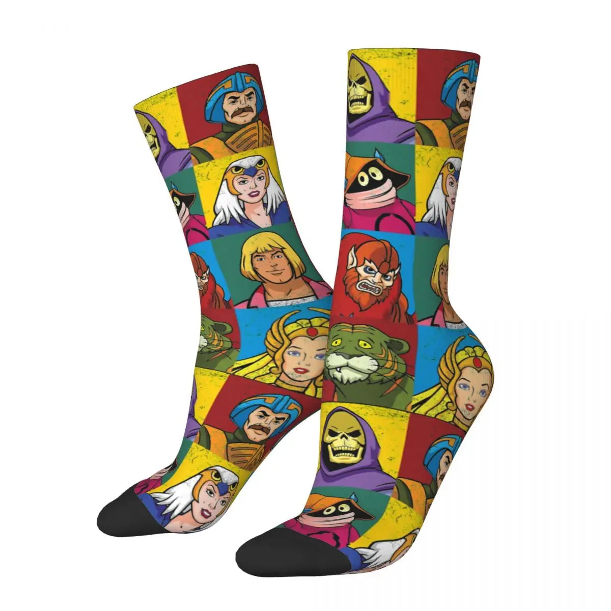 Friends He-Man The Master Of The Universe Socks New 3D Print Funny Harajuku Unisex Middle Tube Socks