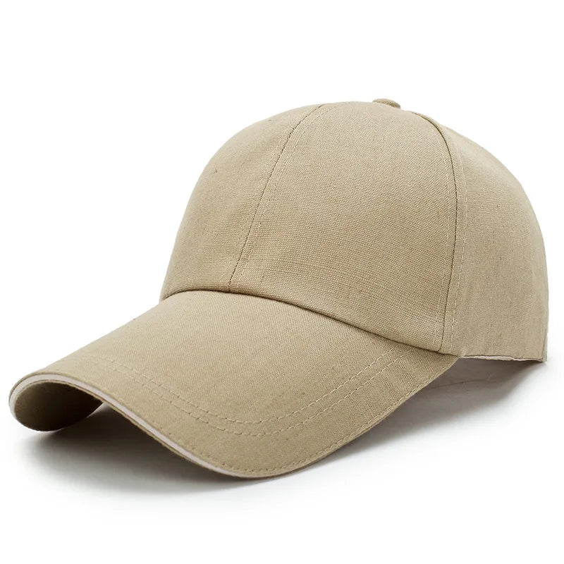 Unisex Hat Plain Curved Sun Visor Hat Outdoor Dustproof Baseball Cap Solid Color Fashion Adjustable Leisure Caps Men Women