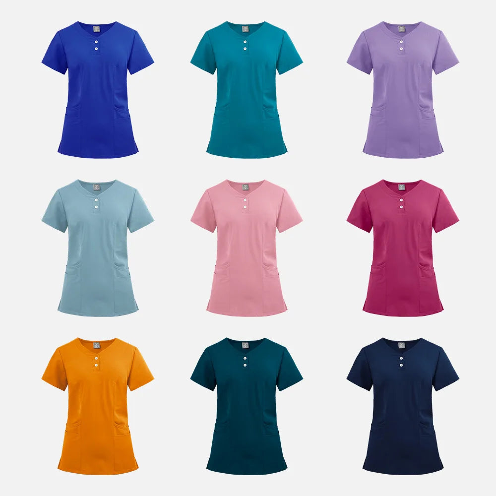 Slim Fit  Men Scrubs Sets Surgical Clothes Medical Uniforms Nurses Accessories Dental Clinic Beauty Salon Spa Workwear Clothes
