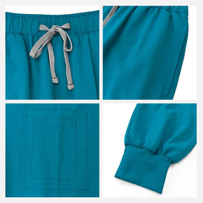 Slim Fit  Men Scrubs Sets Surgical Clothes Medical Uniforms Nurses Accessories Dental Clinic Beauty Salon Spa Workwear Clothes