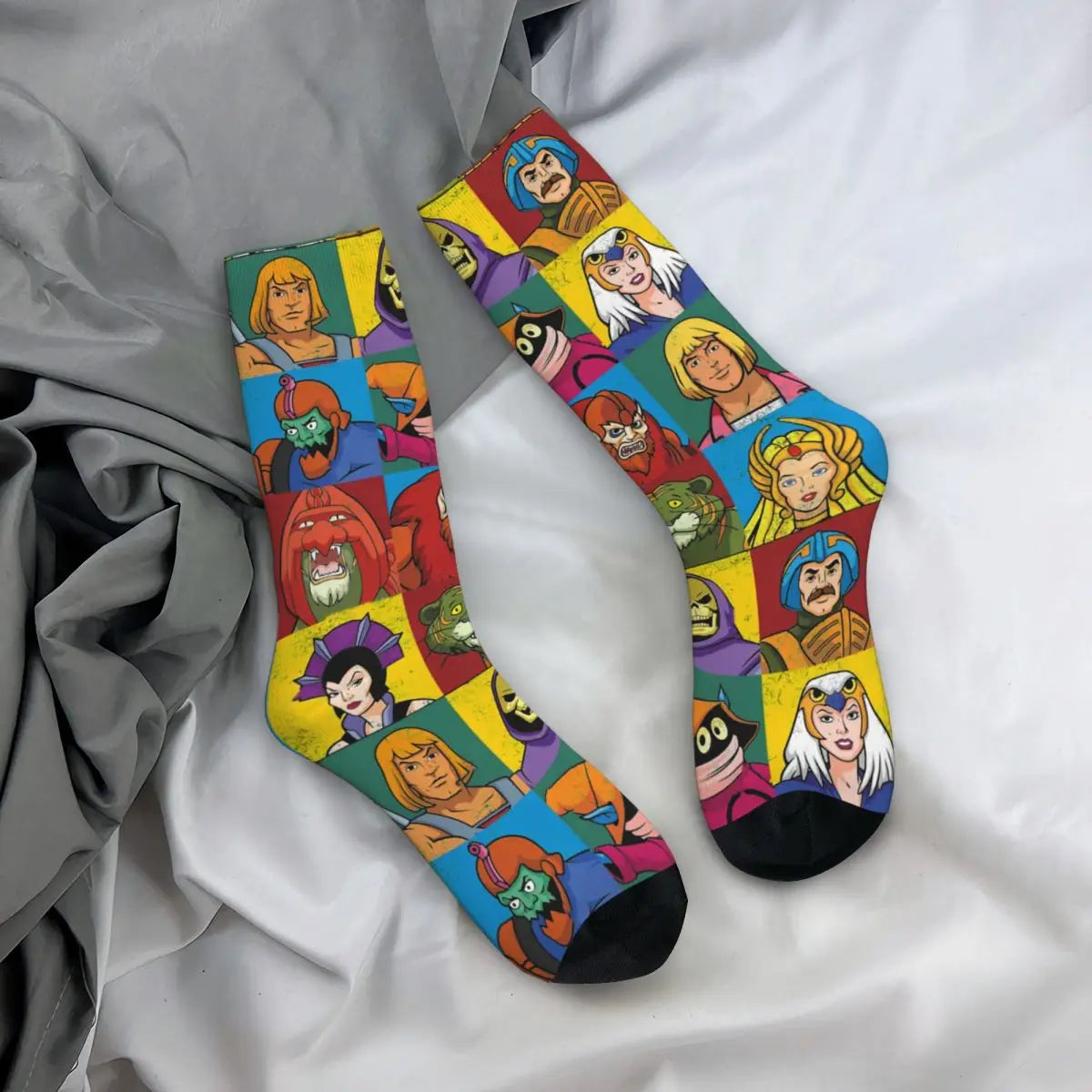 Friends He-Man The Master Of The Universe Socks New 3D Print Funny Harajuku Unisex Middle Tube Socks