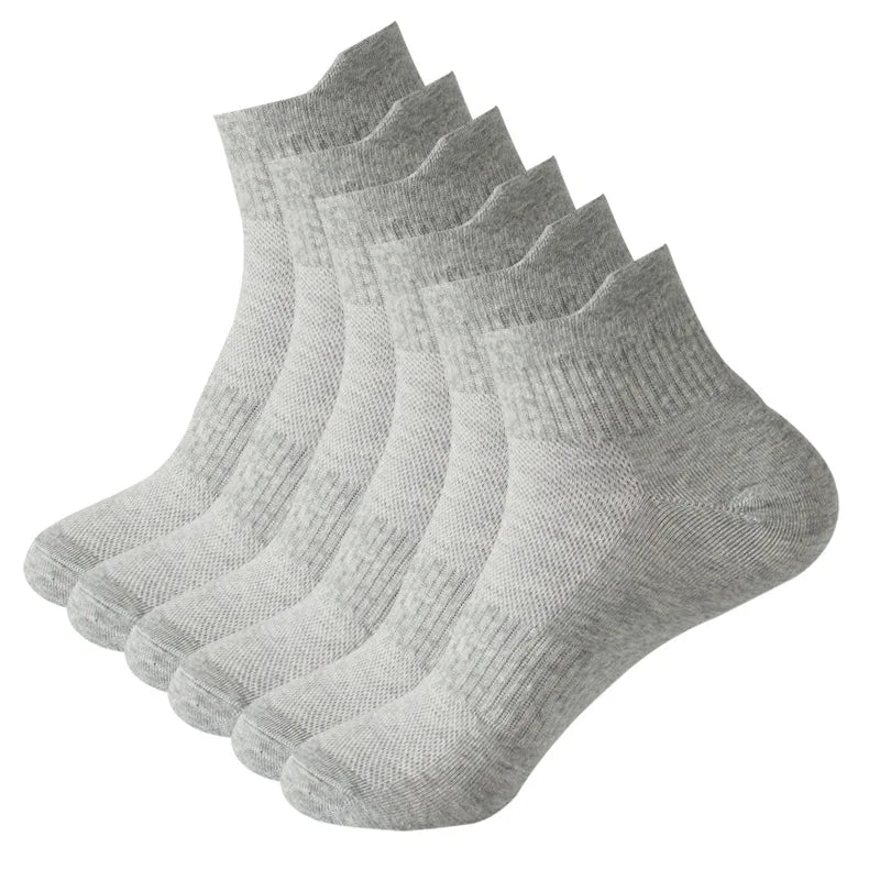 Sports Socks For Spring Summer Thin Mesh Socks For Men Women Lifting Ear Mid Tube Socks Sweat Absorbing Breathable Cotton Socks