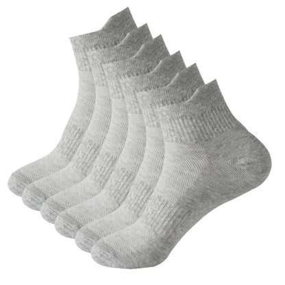 Sports Socks For Spring Summer Thin Mesh Socks For Men Women Lifting Ear Mid Tube Socks Sweat Absorbing Breathable Cotton Socks