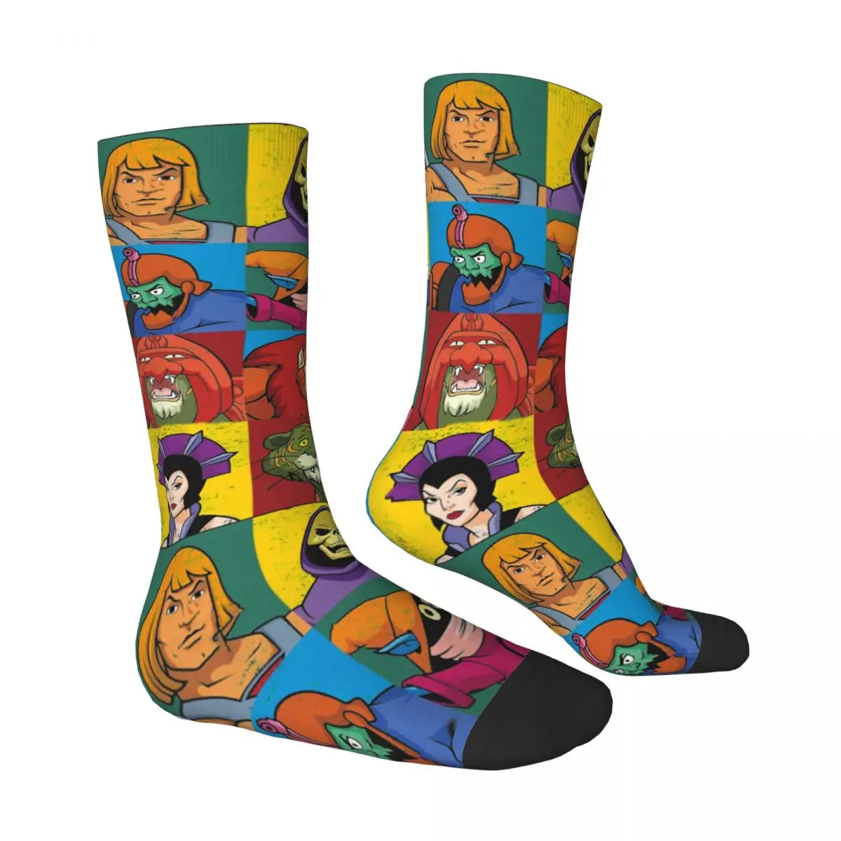 Friends He-Man The Master Of The Universe Socks New 3D Print Funny Harajuku Unisex Middle Tube Socks