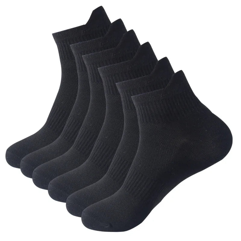 Sports Socks For Spring Summer Thin Mesh Socks For Men Women Lifting Ear Mid Tube Socks Sweat Absorbing Breathable Cotton Socks
