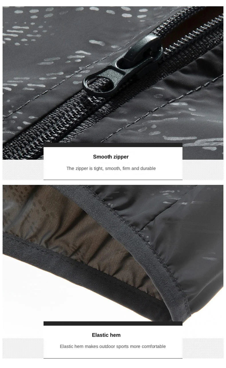 JNLN Camping Rain Jacket Men Women Waterproof Sun Protection Clothing Fishing Hunting Clothes Quick Dry Windbreaker With Pocket