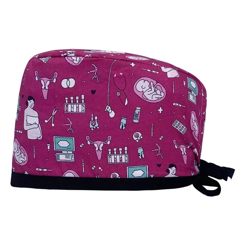 Wholesale Prices Anesthetist Clinical Hats Men's Pet Hospital Surgical Cap Nurse Surgical Cap Doctor Dentist Pharmacy Scrubs Hat