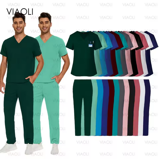 Clinical Workwear Nurse Uniforms Scrub Set